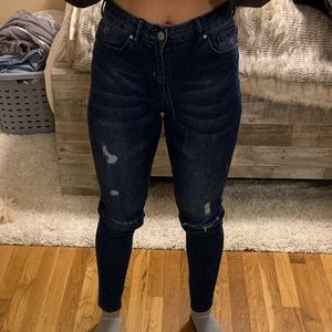 Skinny distressed jeggings  from H&M
